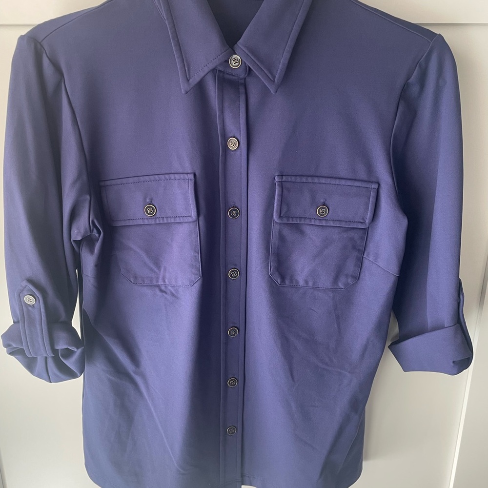 XS J McLaughlin Brynn Lyford jersey top EUC - Picture 2 of 5